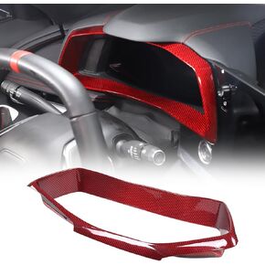 Dashboard Panel Trim Frame Compatible with Chevrolet Corvette C8 Stingray 2020-2023 100% Real Carbon Fiber 1PCS Car Electronic Speedometer Trim Frame Accessories