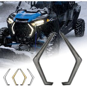 SUNPIE RZR Fang Lights with RGB Chasing Color Compatible with Polaris RZR 1000,XP 1000, XP 4 1000,XP Turbo,XP 4 Turbo 2023 2022 2021 2020 2019,White&Amber Turn Signal Light&Color Changing&APP Control