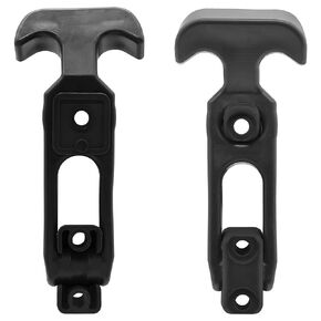 BokWin 2 Pcs Rubber Draw Latch T Handle,7.87 Inch Flexible Hasp Latch for Tool Box Golf Cart Cooler(Black)