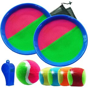 مجموعة ألعاب WINROLA Ball Toss and Catch للألعاب الخارجية للأطفال، ألعاب الفناء ألعاب الشاطئ الألعاب الخارجية لعمر 3 4 5 6 7 8 9 10 سنوات للأولاد والبنات (B-B) in Kuwait