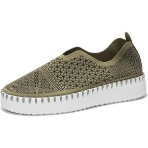 Project Cloud Platform Sneakers for Women - Leather Insole Shoes for Women w/Memory Foam Loafers for Women - Casual Women Footwear w/Flexible Outsole Womens Slip on Sneakers (Aster)