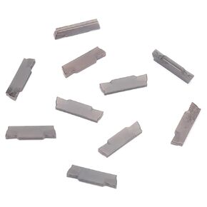 Lathe Grooving Tool Holder, Lathe Cut Off Grooving Parting Tool Holder with 10pcs Carbide Inserts for Semi Finishing and Finishing, Turning Tools
