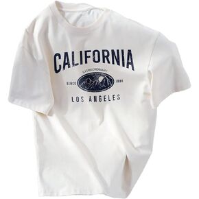 Verdusa Girl's Letter Printed Drop Shoulder Loose Tee Top Oversized T Shirt