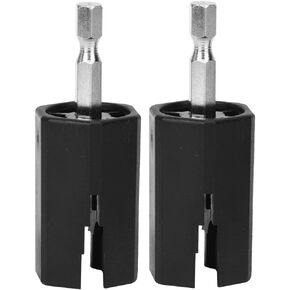 2PCS Guitar Electric Drill Drill Bit String Peg Winder, String Winder Tuning Peg Puller Guitar Repair and Maintenance Tool Playing Accessories