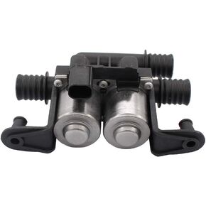 NewYall HVAC Water Heater Control Valve Dual Solenoid 701-007 for BMW E60 E61 E63 E64 E65 E66 E38 E39 E53 525i 530i 2001-2003 528i 540i 1997-2003 M5 X5 2000-2005 for Land Rover Range Rover 2003-2009