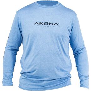 AKONA Men's Long Sleeve Rash Guard, Sun Shirt SPF50+, and Watersports Top