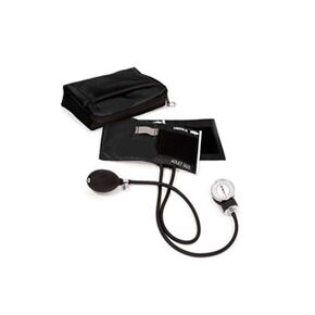 EMI Aneroid Sphygmomanometer Manual Blood Pressure Navy Large Adult Cuff (Large Adult - Navy)