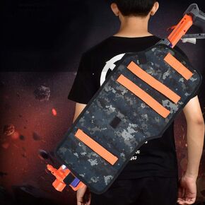 حقيبة ظهر للتخزين لبنادق الألعاب، حقيبة كتف بحزام ناسف تكتيكي قابل للتعديل لسلسلة Nerf N-Strike Elite in Kuwait