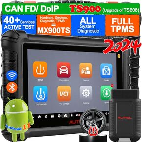 Autel Scanner MaxiTPMS TS900, 2024 Newest TPMS Programming Tool, Upgrade of TS608, Full TPMS, All System Diagnostic, 40+ Services, Active Test, Sensor Program/Relearn, Better TS408 TS508 MX808 MK808
