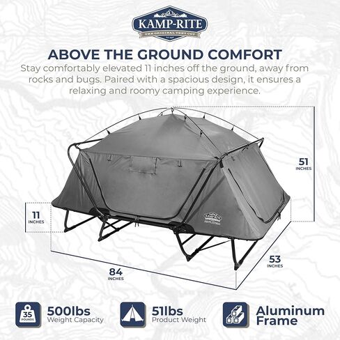 Kamp-Rite 2 Person Folding Off The Ground Camping Sleeping Bed Double Tent Cot in Kuwait