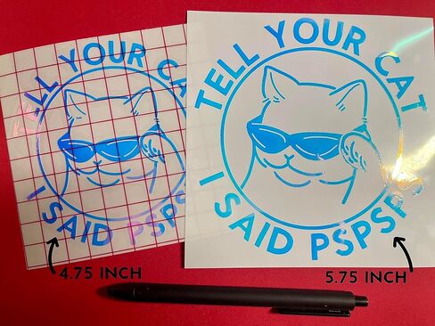 أخبر قطتك أنني قلت pspsps ملصق، ملصق ميمي مضحك للقطط، ملصق من الفينيل لنافذة سيارة شاحنة فان سيارات الدفع الرباعي، ملصقات يتي بهلوان، ملصق مجلة ميمي لطيف على الإنترنت، ملصق لمحبي القطط in Kuwait