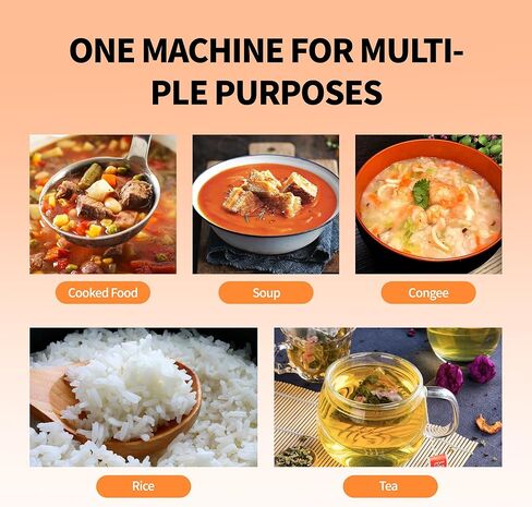 95 Cups 19L 5 Gal Electric Rice Warmer, Rice Warmer Commercial, Rice Warmer for Restaurant, Food Warmer, Soup Warmer 24h Keep Warming, Aluminium Inner for Factory Canteen, School Canteen, Hotel" in Saudi Arabia