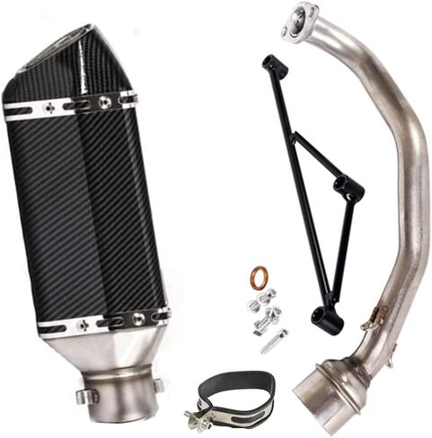 ZHIGUO نظام العادم كاتم صوت رأس الأنبوب لمحرك GY6 125cc 150cc سكوتر الدراجة ATV (310 مللي متر منفذ واحد) in Kuwait