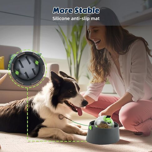 AsFrost 3 in 1 Puzzle Dog Feeder, Portable & Rotatable Dog Food Puzzle Feeder, Adjustable Dog Slow Feeder Toys for Dog Boredom & Interactive IQ Training Enrichment Toys Interactive Game Gifts in Kuwait