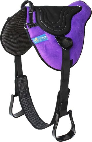 CHALLENGER Horse Western Neoprene Anti-Slip Bareback Saddle Pad w/Cinch Purple 39192PR in Saudi Arabia