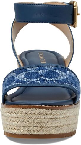 Coach Women's Katherine Signature C Denim Espadrille Loafer in Saudi Arabia