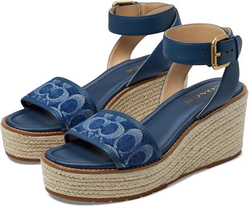 Coach Women's Katherine Signature C Denim Espadrille Loafer in Saudi Arabia