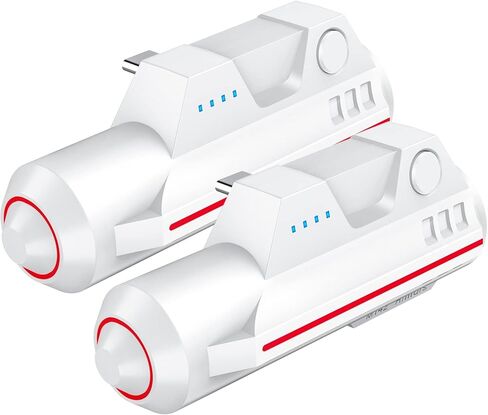 حزمة بطارية bioherm لـ Oculus Quest 2، وملحقات سماعات الرأس المحمولة Oculus Quest 2، حزمة بطارية حزام الرأس 5000 مللي أمبير في الساعة متوافقة مع Oculus/Meta Quest 2 وQuest لوقت لعب إضافي 2-4 ساعات (عبوتان) in Kuwait