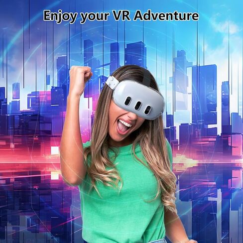 حافظة Aircawin الشفافة لـ Meta Quest 3، حافظة شفافة، حافظة رفيعة لملحقات Meta Quest 3 مع مجموعتين من أفلام الزجاج لعدسة الكاميرا، غطاء أمامي خفيف الوزن مقاوم للصدمات لسماعات Oculus Quest 3 VR - شفاف in Kuwait