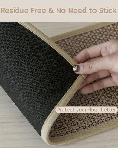 تقول الجدة إن مداسات السلالم غير قابلة للانزلاق، عداءات سلالم للخطوات الخشبية، 8 × 30، مداس سجاد السلالم، سجاد سلالم للأطفال والكلاب، 15 قطعة، أغطية سلالم مطاطية للسلالم الخشبية، حصائر الدرج، بيج in Kuwait