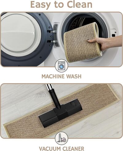 تقول الجدة إن مداسات السلالم غير قابلة للانزلاق، عداءات سلالم للخطوات الخشبية، 8 × 30، مداس سجاد السلالم، سجاد سلالم للأطفال والكلاب، 15 قطعة، أغطية سلالم مطاطية للسلالم الخشبية، حصائر الدرج، بيج in Kuwait