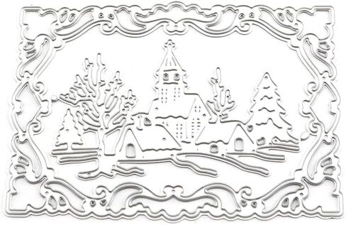 قوالب قطع من سلسلة Longdex لعيد الميلاد قالب استنسل معدني ثلاثي الأبعاد لصنع بطاقات قصاصات الألبوم بنفسك in Kuwait