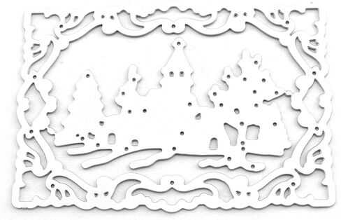 قوالب قطع من سلسلة Longdex لعيد الميلاد قالب استنسل معدني ثلاثي الأبعاد لصنع بطاقات قصاصات الألبوم بنفسك in Kuwait