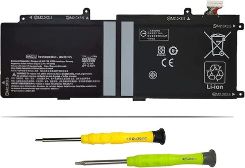 استبدال بطارية MR02XL L46601-005 لجهاز الكمبيوتر المحمول سلسلة Hp Elite X2 G4 HSTNN-DB9E L45645-2C1 HSTNN-DB9E MRO2XL 7.7V 47Wh 5950mAh MLW92 MPTU2 MPTV2 MPTW2 MPTX2 in Kuwait