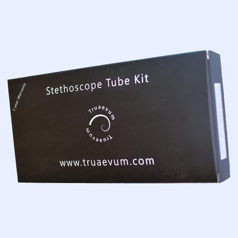 أنابيب سماعة الطبيب من Truaevum - طقم بديل متوافق يناسب سماعة الطبيب Littmann(r) الإصدار القياسي (r) - أنبوب تجويف واحد بكلتا الأذنين K5 Sky in Saudi Arabia