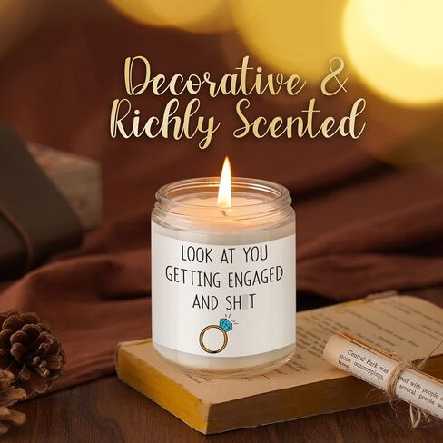 شموع ليدو، هدايا خطوبة للأزواج - هدية خطوبة، هدايا خطوبة مضحكة للنساء، الأصدقاء، الخطيب، العروس، هدايا خطوبة حديثًا، هدايا خطوبة فريدة - هدايا خطوبة لها in Kuwait