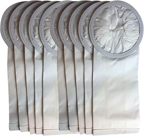 أكياس مكنسة كهربائية بديلة من كروشال 6 QT Vac جزء # PKBP10 - متوافقة مع موديلات Oreck XLPRO6، XLPRO6A، XLPRO6Z، OR1006 - أكياس مكنسة كهربائية سعة 6 لتر - حقيبة ظهر تجارية - حقيبة حطام للاستعمال مرة واحدة (10 عبوات) in Kuwait