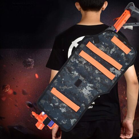 حقيبة ظهر للتخزين لبنادق الألعاب، حقيبة كتف بحزام ناسف تكتيكي قابل للتعديل لسلسلة Nerf N-Strike Elite in Kuwait