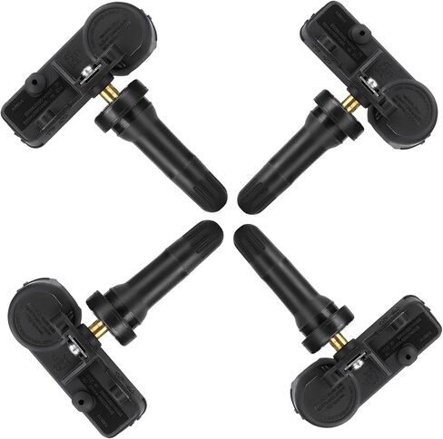مستشعر نظام مراقبة ضغط الإطارات TPMS المبرمج من Autsurles 315 ميجاهرتز متوافق مع Ford Lincoln Mercury يستبدل DE8T-1A180-AA 9L3Z-1A189-A CM5T-1A180-AA (4 عبوات) in Kuwait