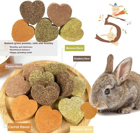 20 PCS Rabbit Toys - DIY Grass Ball Design, Natural Treats and Chew Toys for Guinea Pigs and Rabbits, Helps Digestion and Grinding Teeth - Must-Have Rabbit and Guinea Pig Chew Toys! in Saudi Arabia