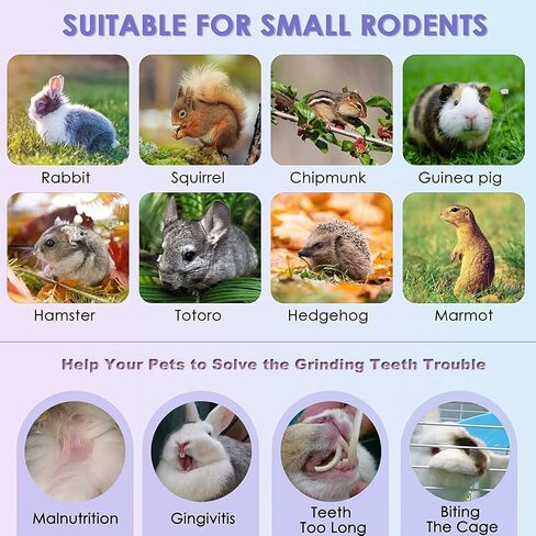 20 PCS Rabbit Toys - DIY Grass Ball Design, Natural Treats and Chew Toys for Guinea Pigs and Rabbits, Helps Digestion and Grinding Teeth - Must-Have Rabbit and Guinea Pig Chew Toys! in Saudi Arabia