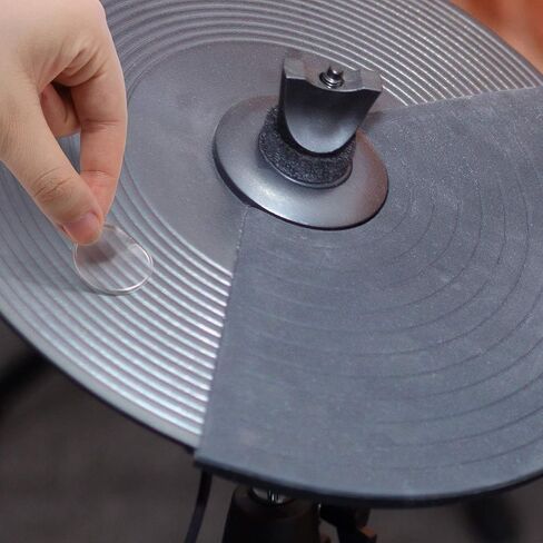 CCOZN 12 قطعة من ملطفات الطبل، وسادات جل الطبل، كاتم صوت الطبل من السيليكون، وسادات هلامية لتلطيف الطبل الناعم، وسادات كتم صوت الطبل الشفافة للتحكم في نغمة الطبول in Kuwait