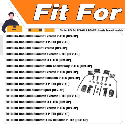 طراز زنبركي، أدوات خدش الجليد المثبتة على السكك الحديدية متوافقة مع Ski-Doo 2008-2010. استبدال # 860201728 in Saudi Arabia