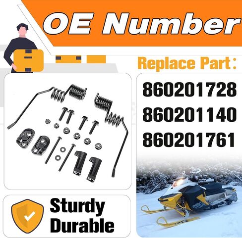 طراز زنبركي، أدوات خدش الجليد المثبتة على السكك الحديدية متوافقة مع Ski-Doo 2008-2010. استبدال # 860201728 in Saudi Arabia
