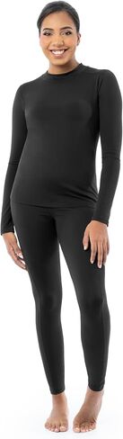 Fruit of the Loom womens High Neck Top and Legging Thermal Set in Saudi Arabia