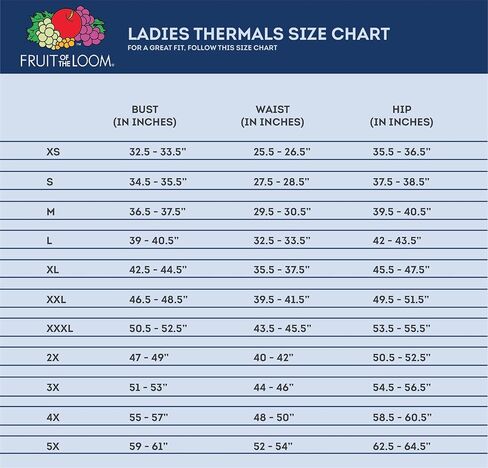 Fruit of the Loom womens High Neck Top and Legging Thermal Set in Saudi Arabia