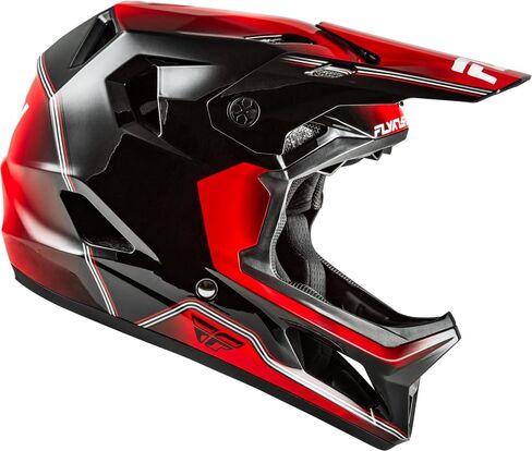 خوذة Fly Racing Rayce للدراجة الجبلية كاملة الوجه/BMX - معتمدة من ASTM F1952 DH، CPSC 1203، CE EN1078، هيكل من سبائك البوليستر، تهوية TFV، بطانة قابلة للإزالة in Saudi Arabia