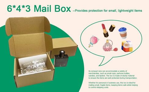 Rongyangtong12x9x4 Inch Shipping Box (pack of 20),Corrugated Mailing Box, Ldeal for Small Business Packaging Mailing in Saudi Arabia