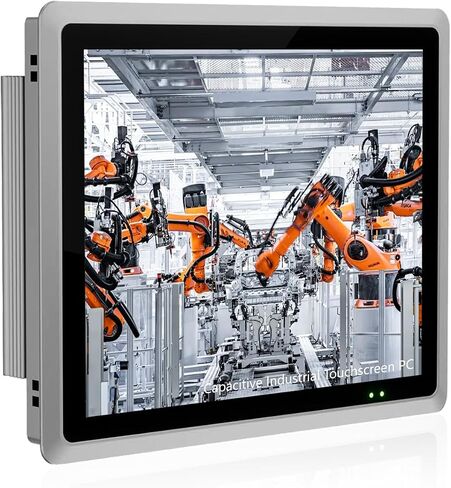 15 inch Industrial Panel PC Touchscreen Monitor, Fanless IP65 All-in-One Computer, Windows OS, Rich I/O Ports, VESA Mount, for Home, Factory, Kiosk, Automation (i3-7100U-8G+128G, 15-inch) in Saudi Arabia