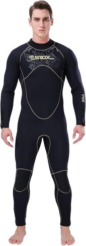Dziokizo Wetsuit 3/2mm Full Body Long Sleeves Wet Suit for Men Women Swimming Suit for Men Diving Surfing Kayaking Scuba in Kuwait