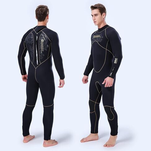 Dziokizo Wetsuit 3/2mm Full Body Long Sleeves Wet Suit for Men Women Swimming Suit for Men Diving Surfing Kayaking Scuba in Kuwait