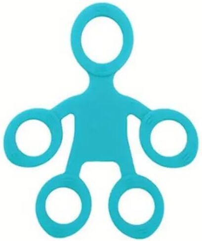 قطعة واحدة من مقوي قبضة الأصابع من السيليكون - حلقة تمرين اليد ذات مقاومة متوسطة لتدريب القبضة وتمارين الأصابع وتخفيف التوتر in Saudi Arabia