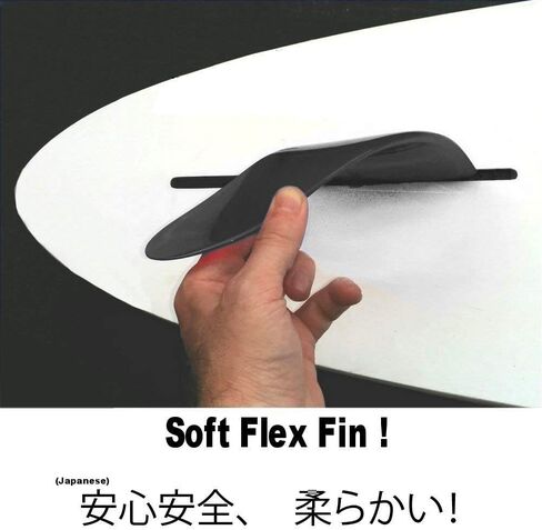 8" US Box Center fin Safety Flex Soft Replacement for Longboard SUP Stand up Paddleboard River Surf Whitewater airSUP AIR7 in Saudi Arabia