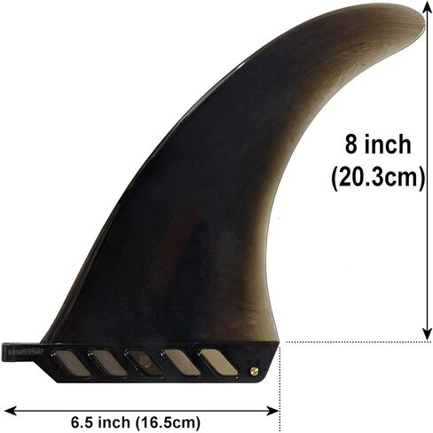 8" US Box Center fin Safety Flex Soft Replacement for Longboard SUP Stand up Paddleboard River Surf Whitewater airSUP AIR7 in Saudi Arabia