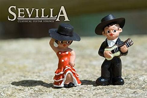 Sevilla Treated Classical Guitar Strings (MEDIUM TENSION TIE END) in Saudi Arabia