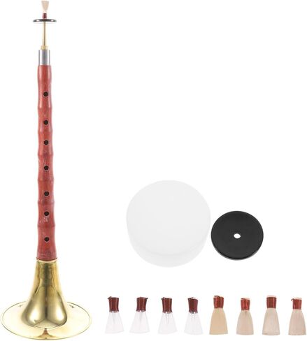 1set Professional Chinese Suona Traditional Wind Instrument Red Sandalwood Beginner-friendly Key of in Kuwait